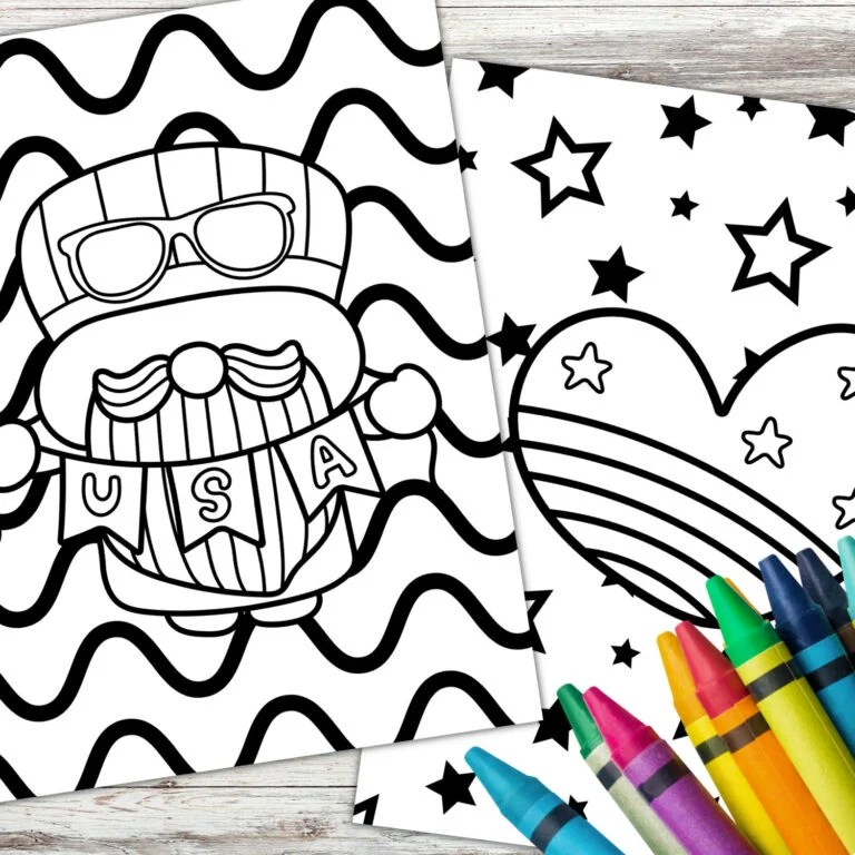 Free Fourth of July Coloring Pages for Kids