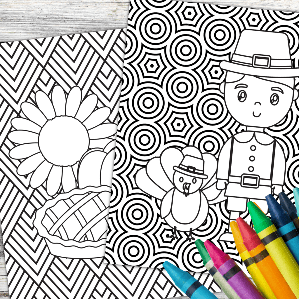 Free Thanksgiving Coloring Pages