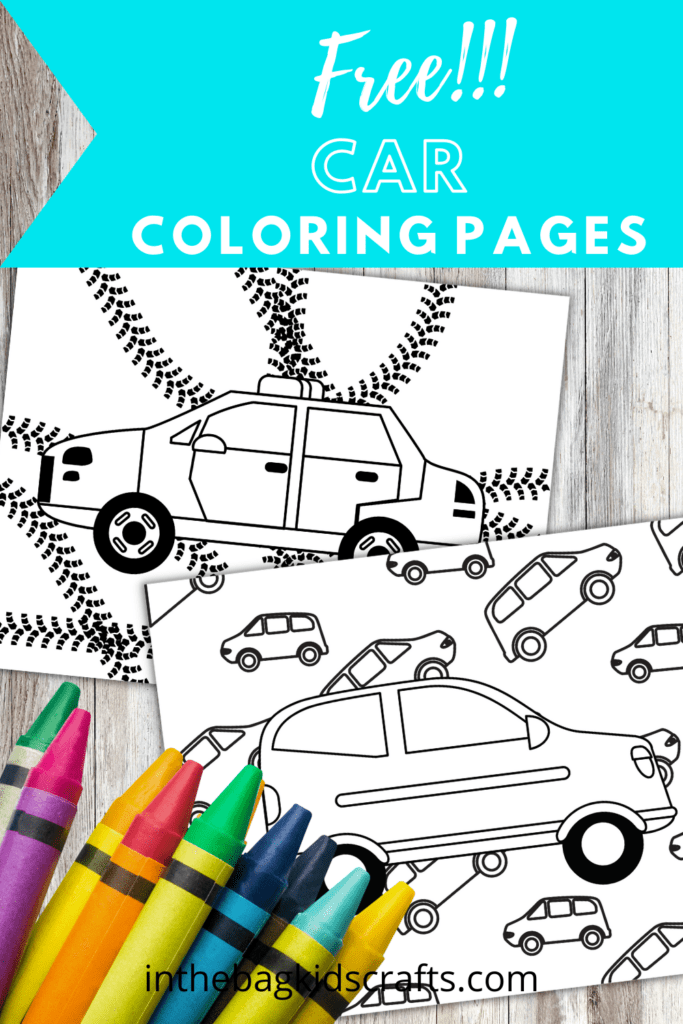 PRINTABLE COLORING PAGES CARS 
