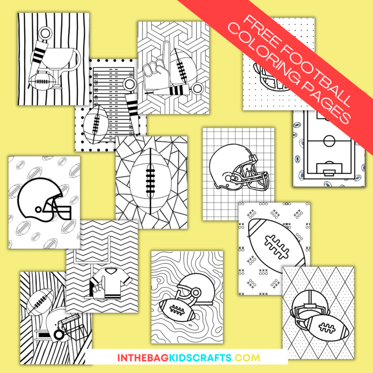 Printable Football Coloring Pages