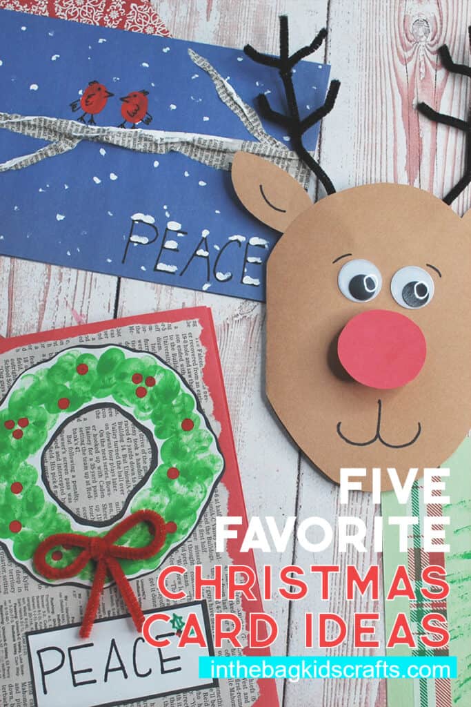 CHRISTMAS CARD IDEAS FOR KIDS TO MAKE 