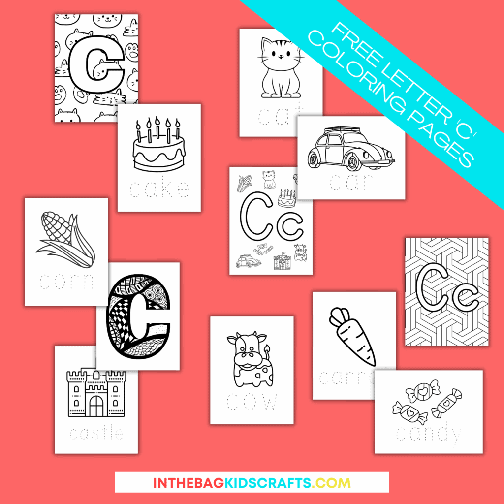Letter C Coloring pages 