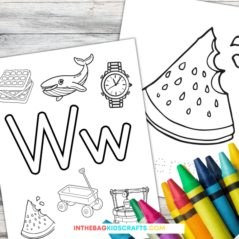 Letter W Coloring Pages Alphabet coloring pages printables