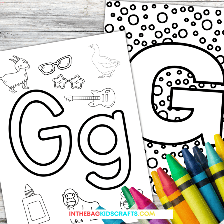 letter G coloring pages