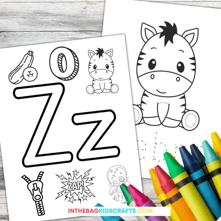 Letter Z Coloring pages