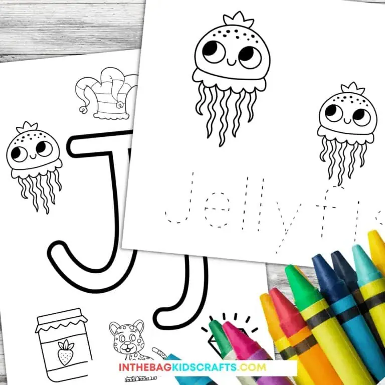 letter j coloring pages