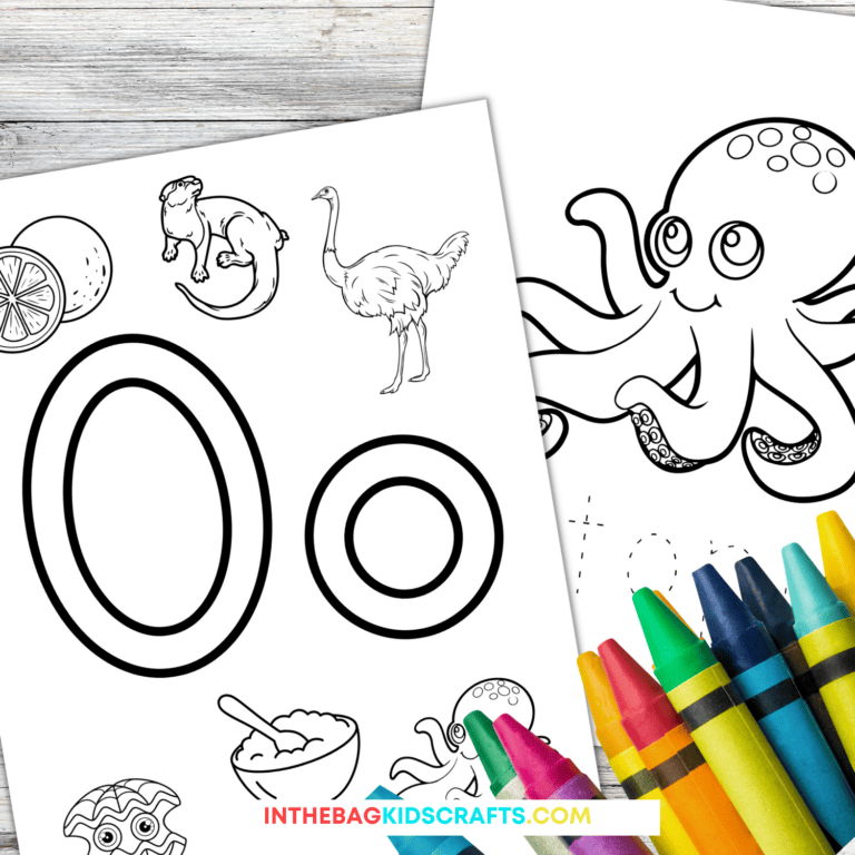 Letter O Coloring Pages for Kids