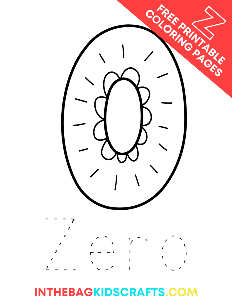 Letter Z Coloring pages 
