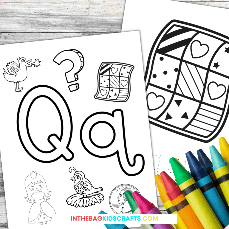 Letter Q Coloring Pages