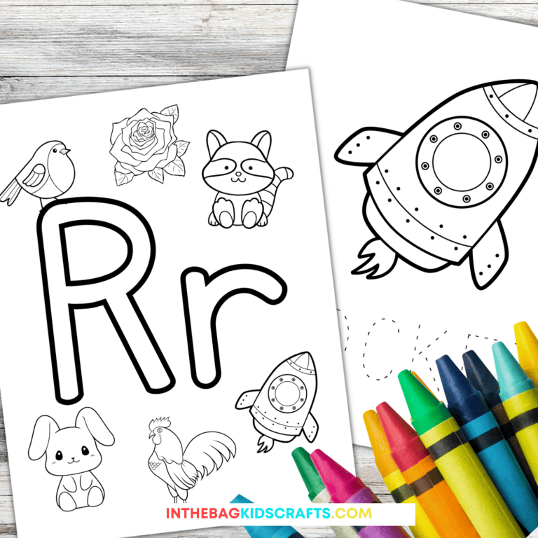 Letter R Coloring Pages