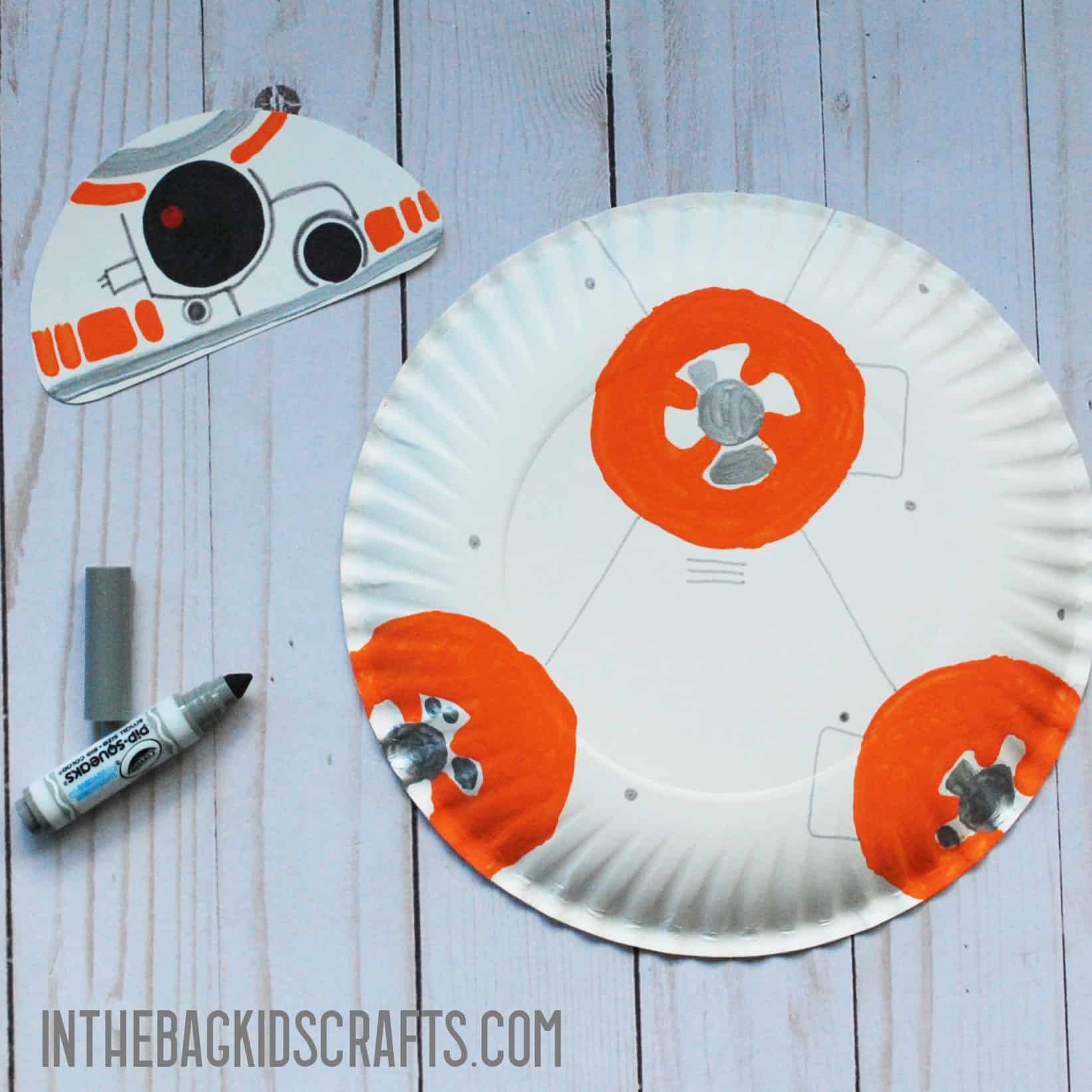BB8 CRAFT FOR KIDS 