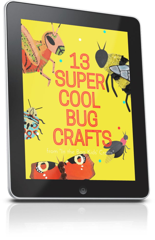 paper plate bug crafts collection ipad mockup