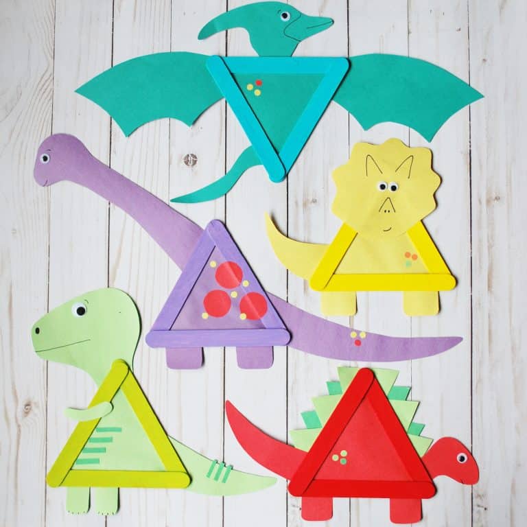 EASY DINOSAUR KID CRAFTS