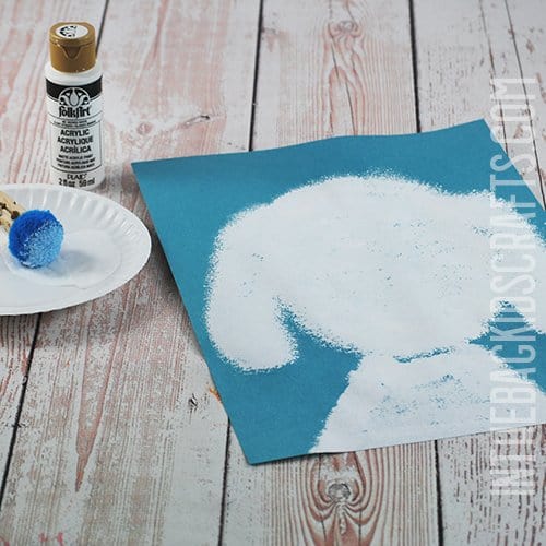DOG CRAFT FOR KIDS DALMATIAN STEP 1