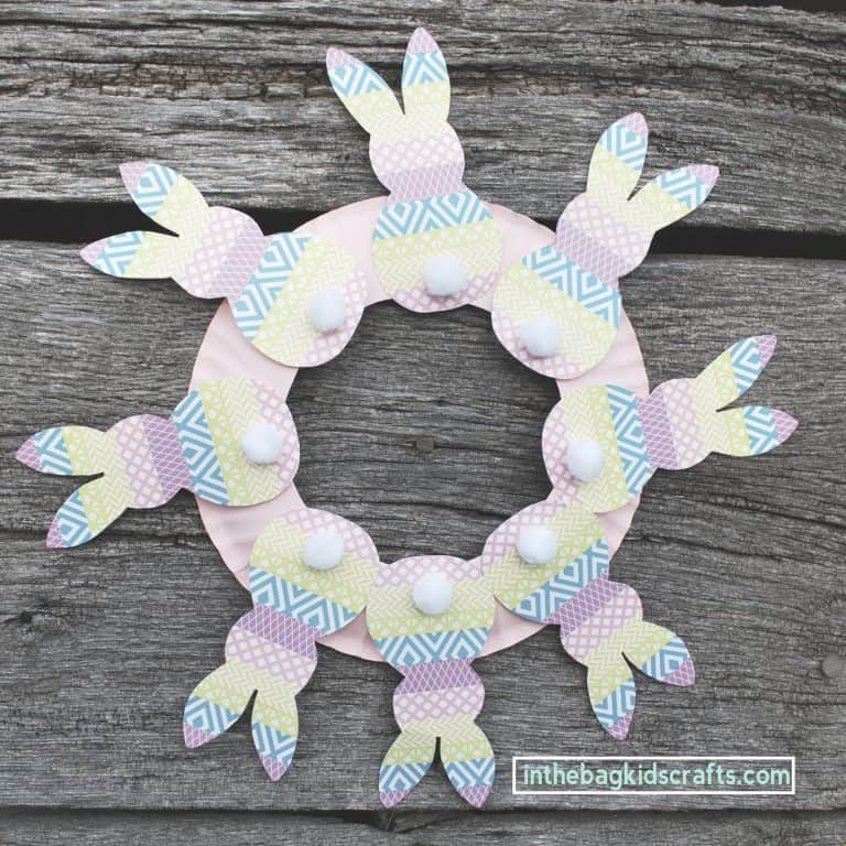 Paper Easter Wreath