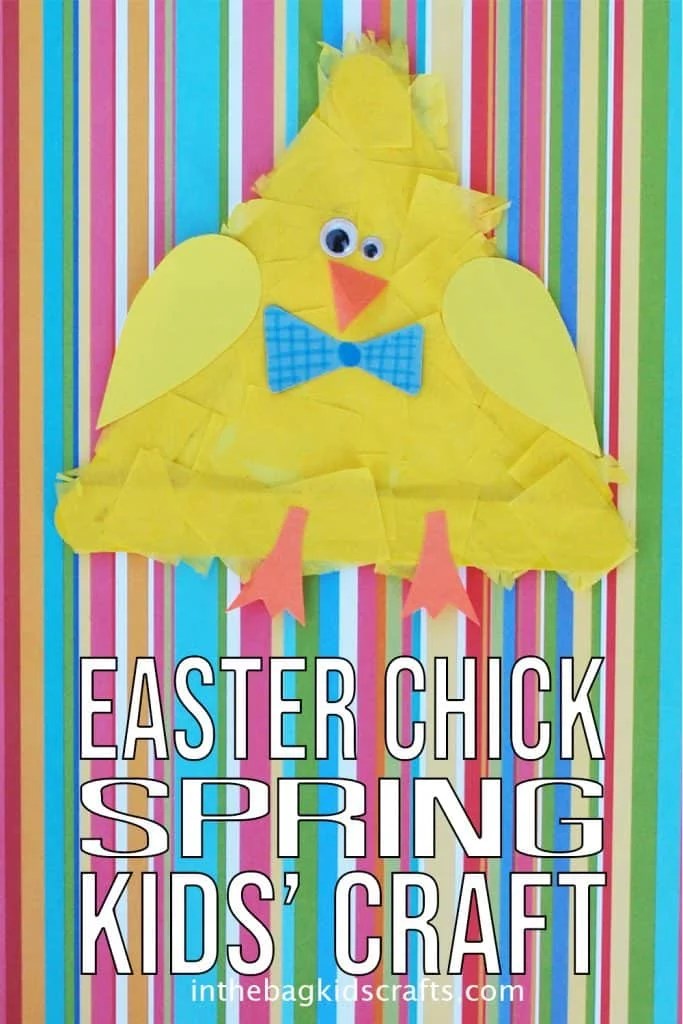 Easter Chick Kids Craft 
