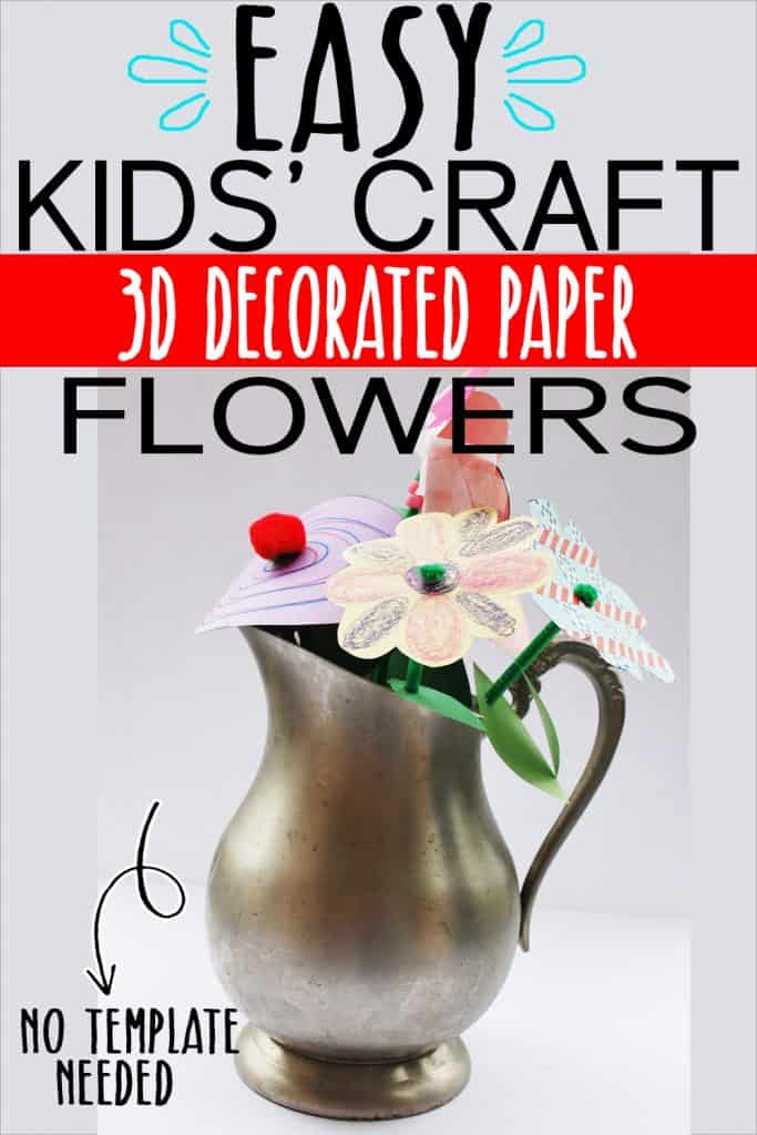 EASY PAPER FLOWERS BOUQUET