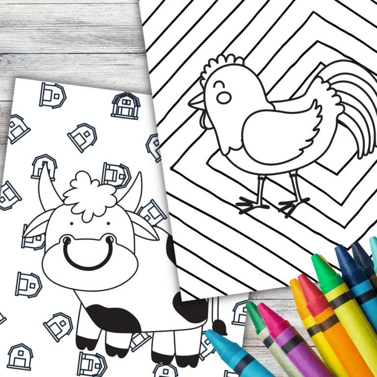 Farm Animal Coloring Pages