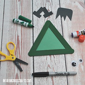 HALLOWEEN MONSTER ARTS AND CRAFTS FRANKENSTEIN STEP 2