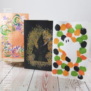 DIY Halloween Cards for kids to make