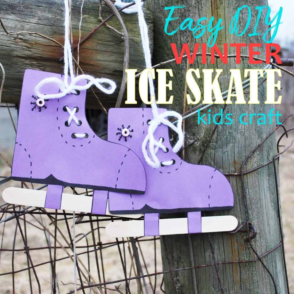 Ice Skate Craft for Kids