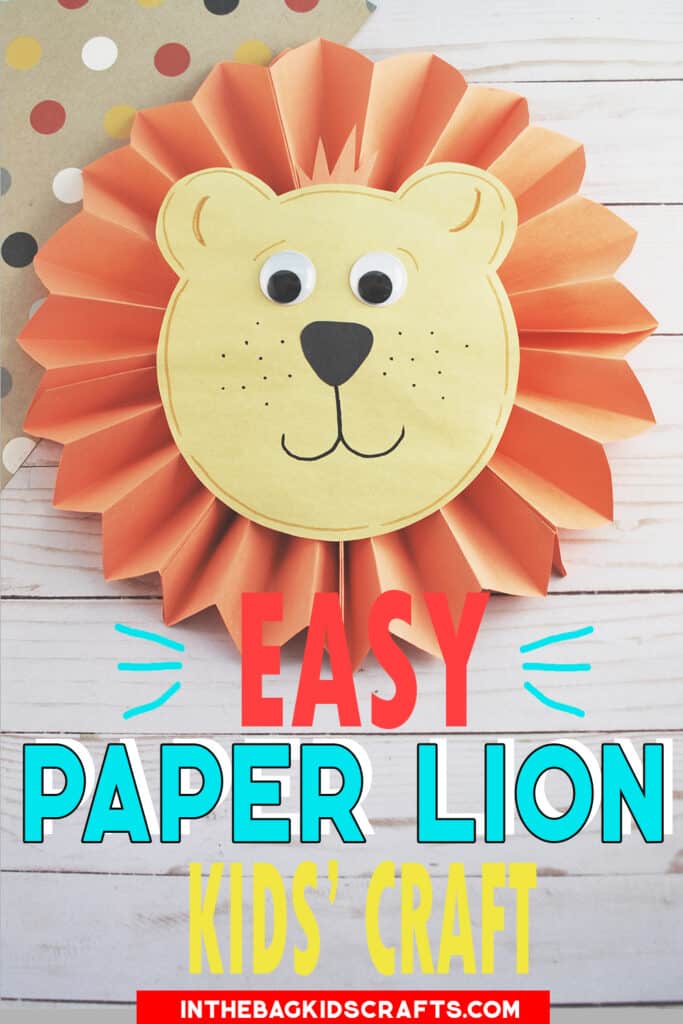 EASY LION CRAFT FOR KIDS