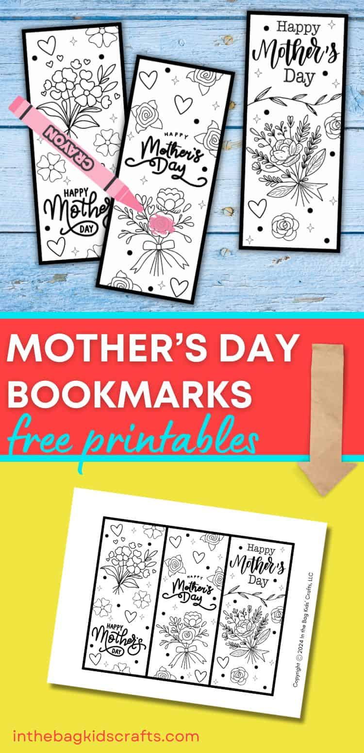 FREE Printable Mother's Day Bookmarks 