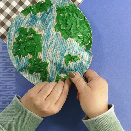 Earth Day craft step 8