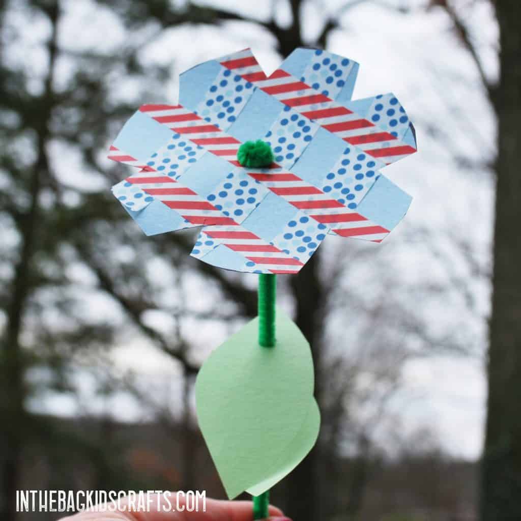 SIMPLE PAPER FLOWER KIDS CRAFT