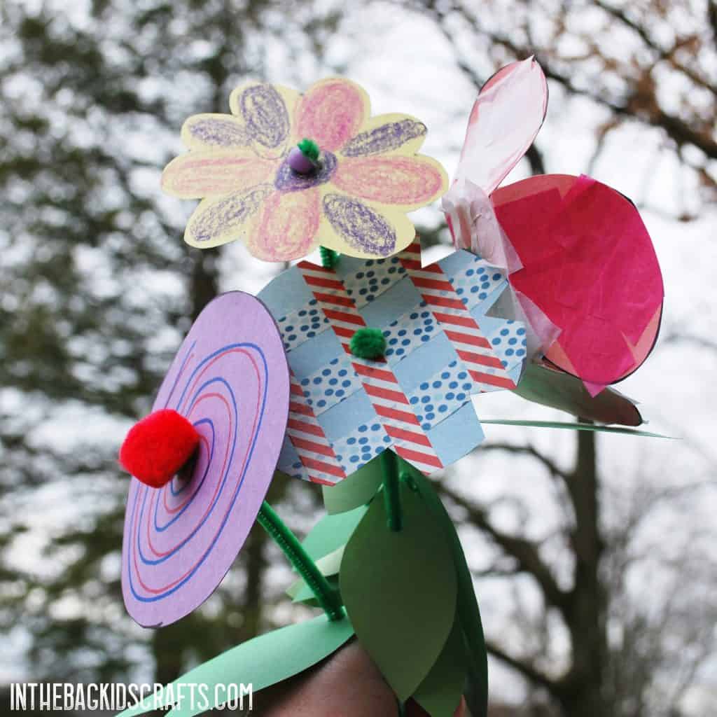 EASY PAPER FLOWERS BOUQUET