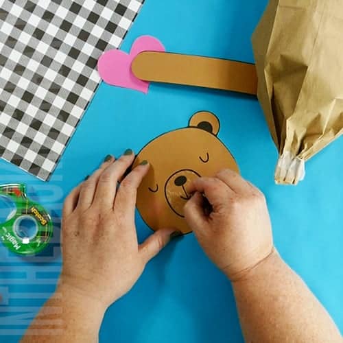 Brown Bear Craft Step 6