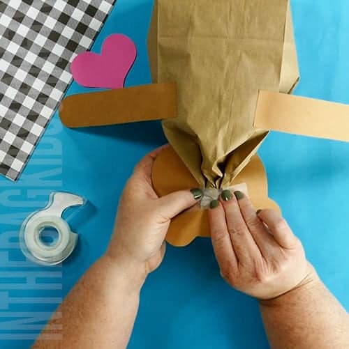 Brown Bear Craft Step 7