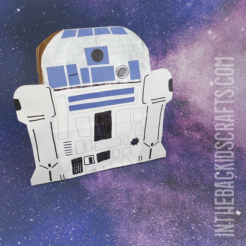 R2D2 Craft for kids