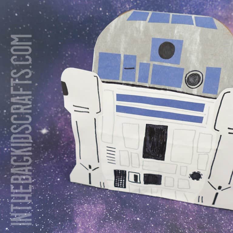 R2D2 Craft for kids