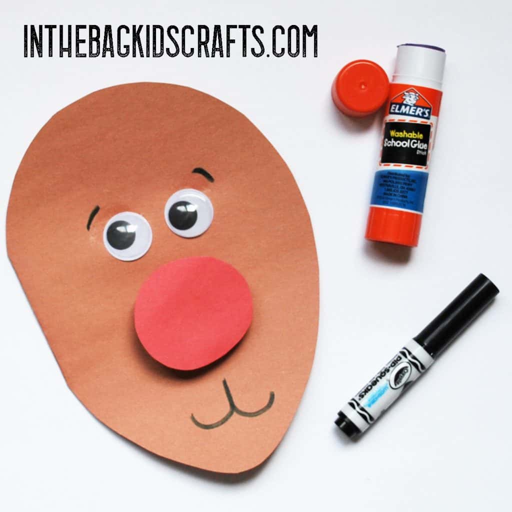 Rudolph Christmas Card step 3