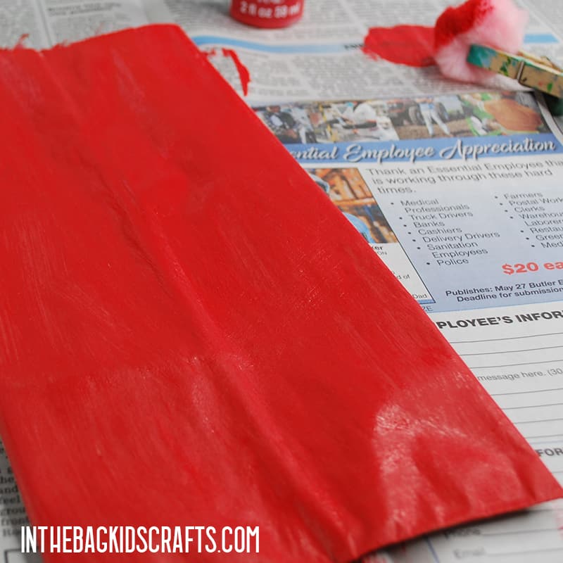 SANTA CLAUS PAPER CRAFT STEP 1