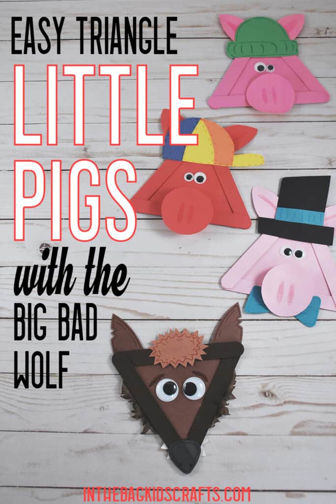 THREE LITTLE PIGS CRAFT FOR KIDS 