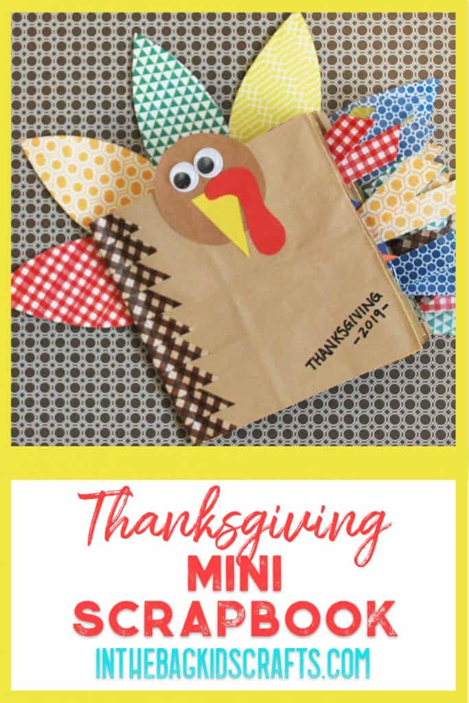 thanksgiving mini scrapbook