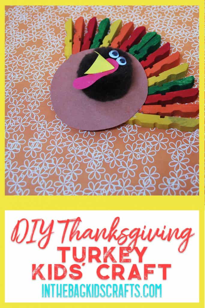 Thanksgiving Turkey Kids Craft 