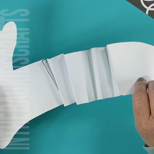 paper bunny craft step 3