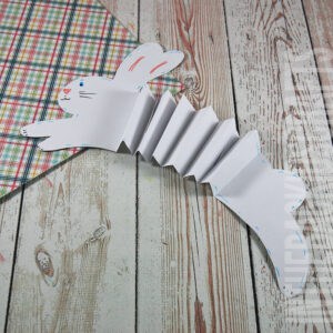 paper bunny craft for kids