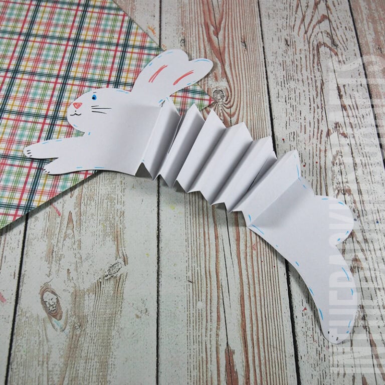 paper bunny craft for kids