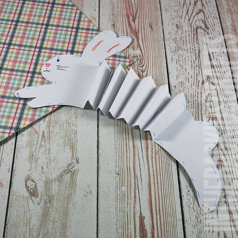 paper bunny craft for kids