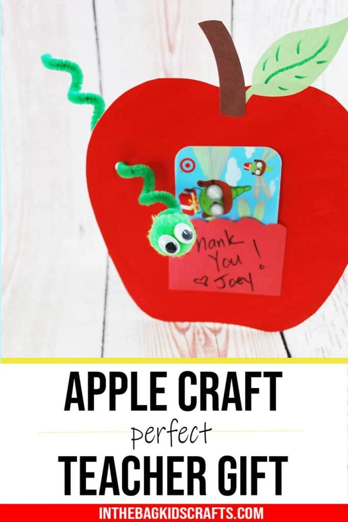 DIY TEACHER APPRECIATION GIFT GIFT CARD HOLDER 