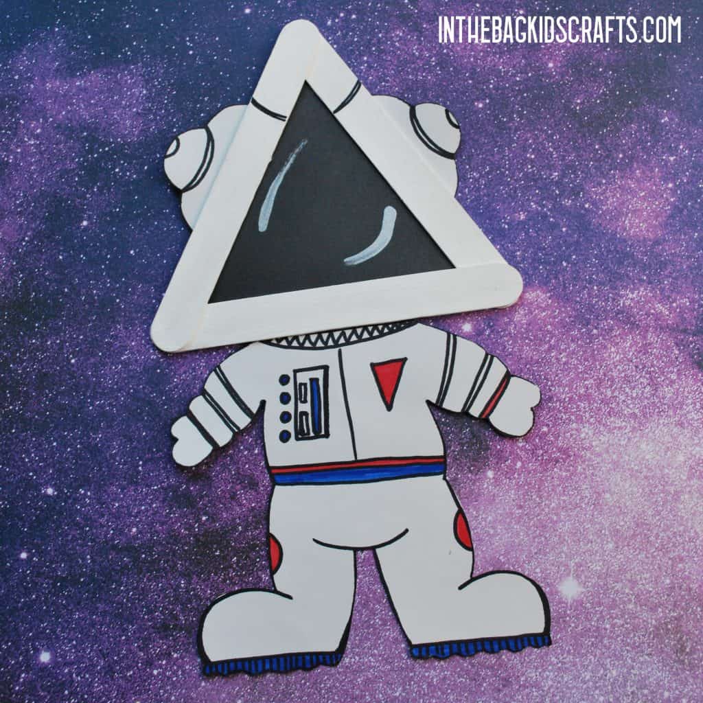 DIY SPACE CRAFTS FOR KIDS ASTRONAUT
