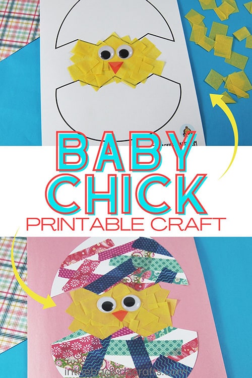 Baby Chick Craft Printable Activity 