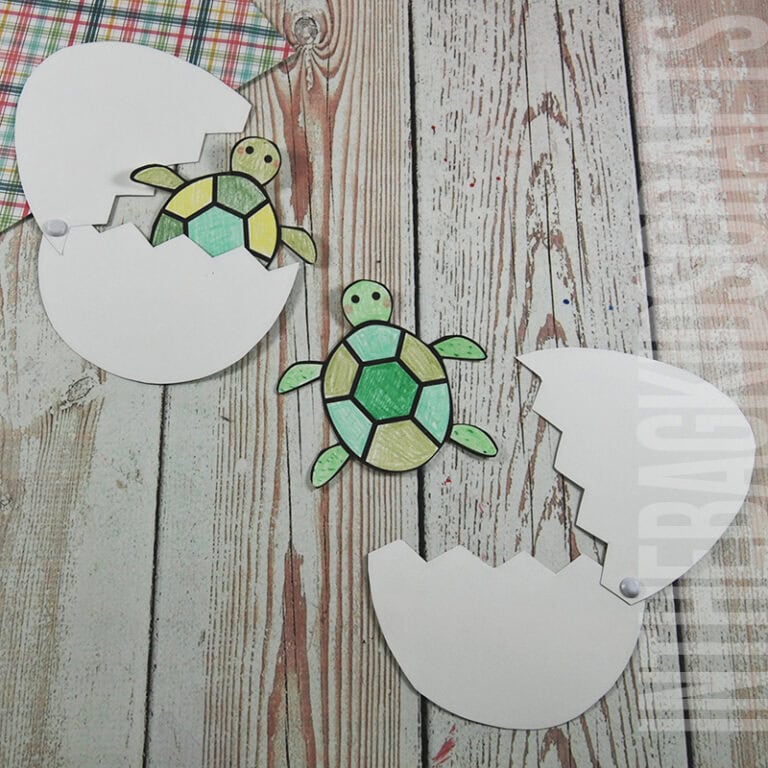 FREE Printable Baby Sea Turtle Craft for Kids