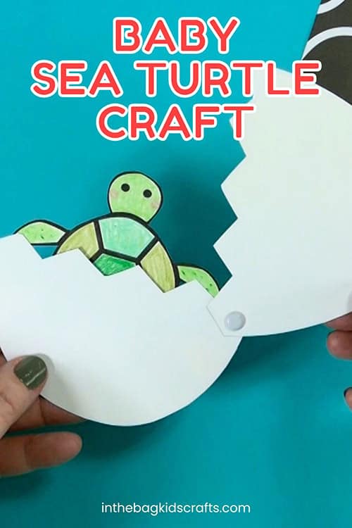 FREE Printable Baby Sea Turtle Craft 