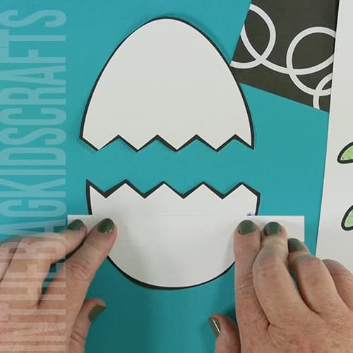 baby sea turtle craft step 3 