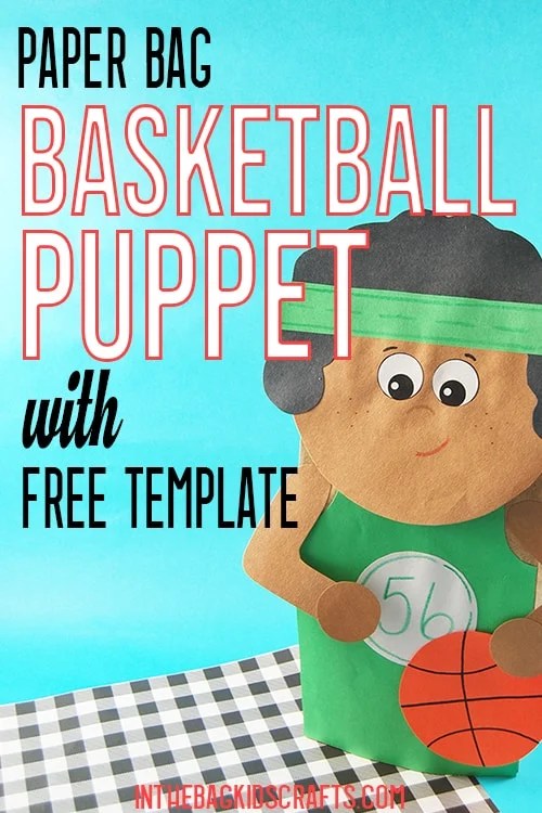 Basketball Craft Player Puppet 